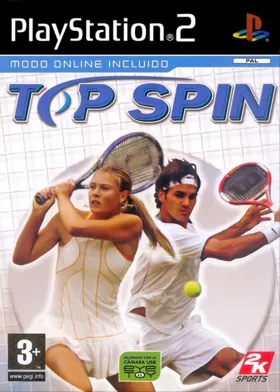 Top Spin box cover front